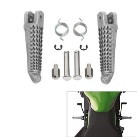 TCMT Motorcycle Front Driver Footpegs Footrest Fit For Kawasaki Ninja 400 2018-2024 Z400 19-24 ZX-4RR 2023-2025 Z7 Hybrid Ninja 7 Hybrid 2024-2025
