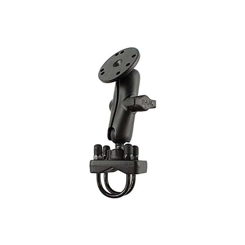 RAM 1 BALL RAIL MOUNT WITH DOUBLE U-BOLT BASE 2.5