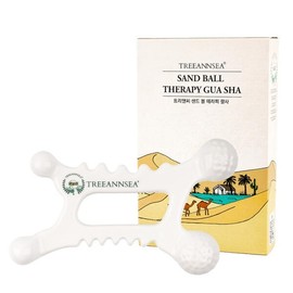 Artbox / Tree & Sea Sand Ball Therapy Ceramic Gua Sha 159g / 아트박스 /트리앤씨 샌드 볼 테라피 도자기 괄사 159g