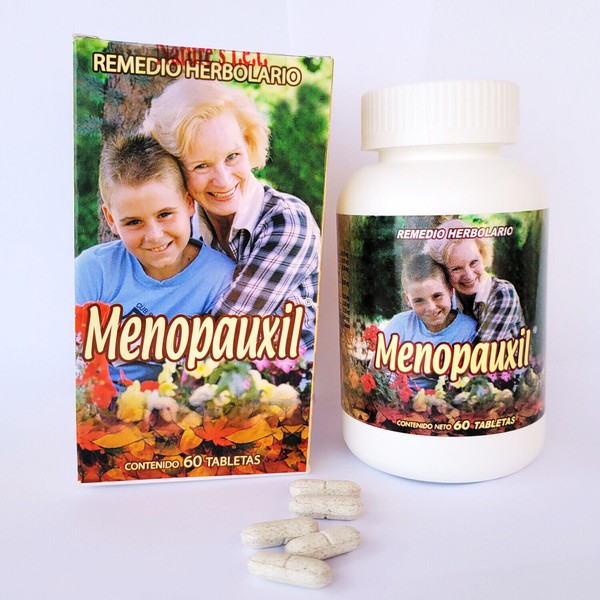 Herbolabs Menopauxil 60 Tabletas Alivio y Tratamiento Alternativo Natura de la Menopausia 