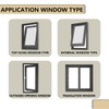 Bwintech 5 Pack White Keyless Window Restrictor, UPVC Window Security