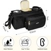 ZIOZERTT Universal Stroller Organizer with Insulated Cup Holder,Stroller Caddy Bag