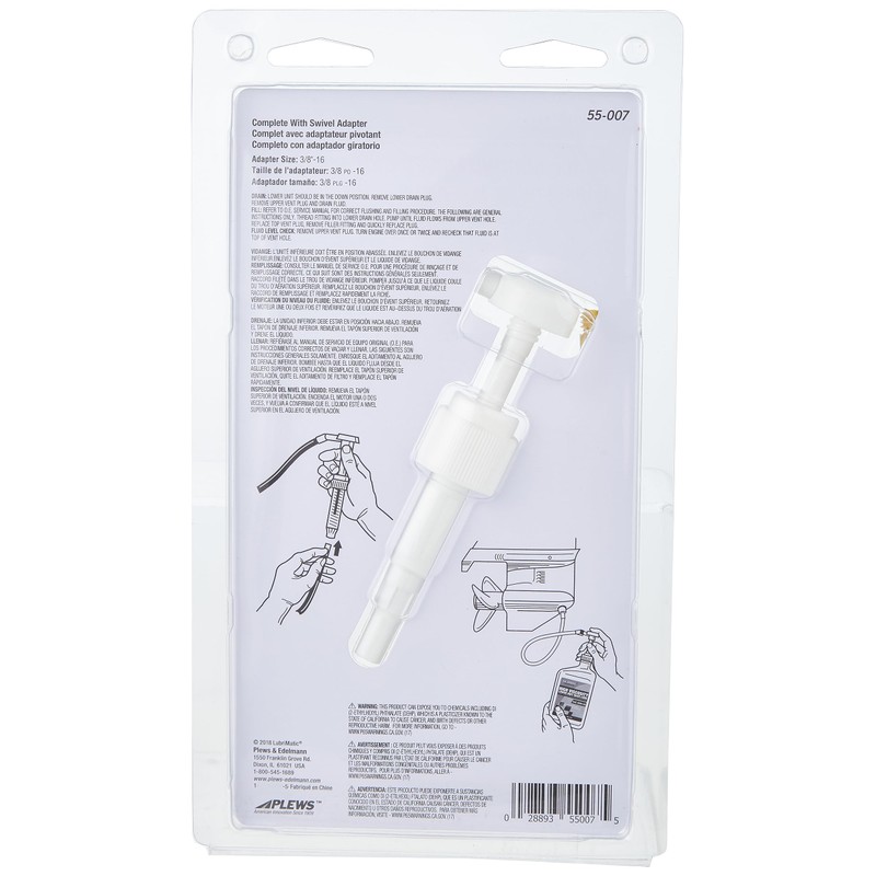 Lubrimatic Plews 55-007 - Bomba de Botella de 4 CC