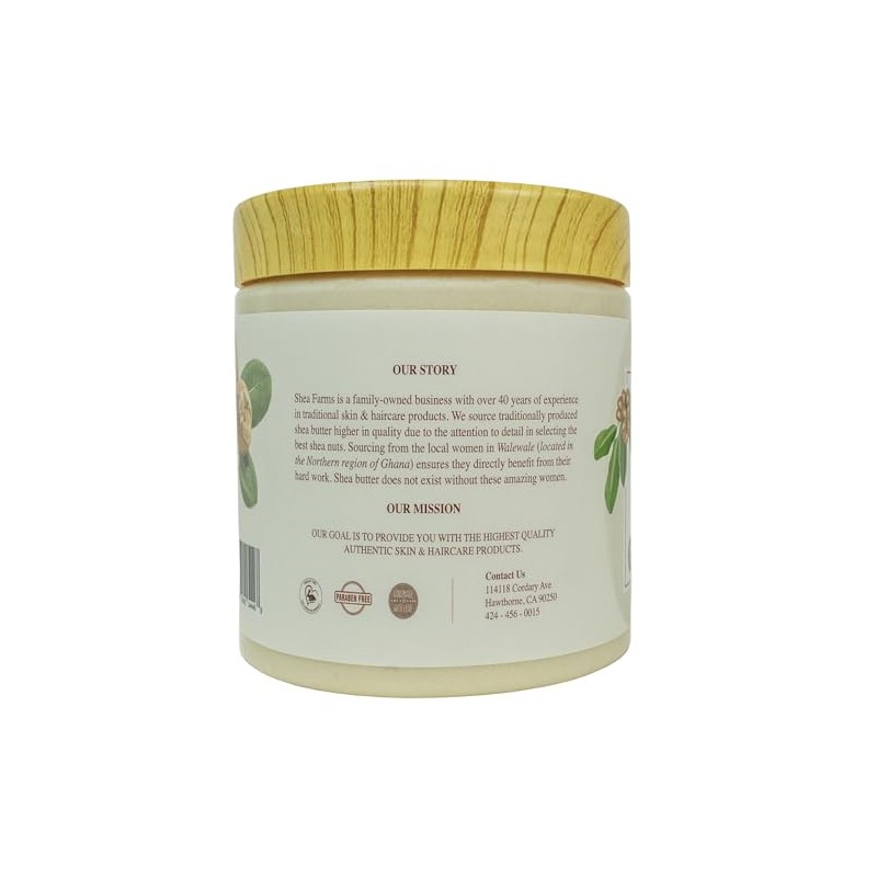 Manteca Corporal Natural De Karité Con Aceites Esenciales Naturales Para