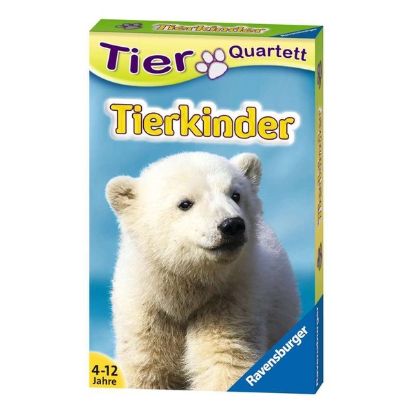 Ravensburger 20423 - Tierkinder Tier Quartette