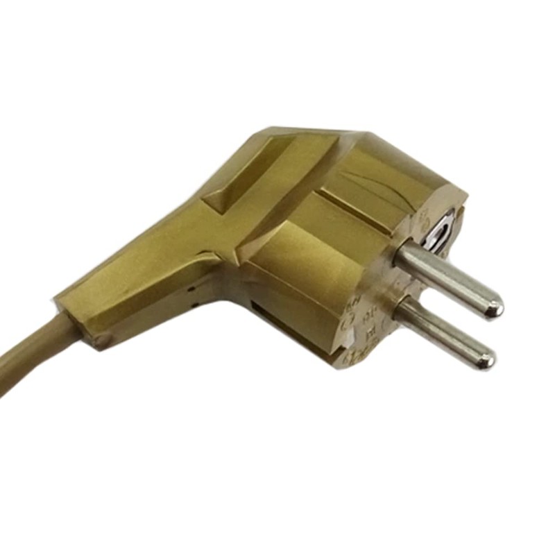 Power Cable with Plug and Switch Gold 1.50 m Connection