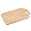 Pearl Metal Rubber Wood Medium Cutting Board Style Plate C-9138