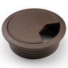Mprofi MT® 2 x Cable Grommet Desk - Brown Plastic