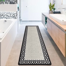 ATRUG Anti Fatigue Kitchen Rug Non Slip Kitchen Mats for Floor Kitchen Runner Cushioned Kitchen Rug Ergonomic Comfort Standing Mat for Kitchen Floor Office Sink Laundry Kitchen Decor 17.3×59inch