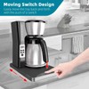 ARGOMAX Appliance Rolling Tray, Coffee Maker Slider, coffee pull out