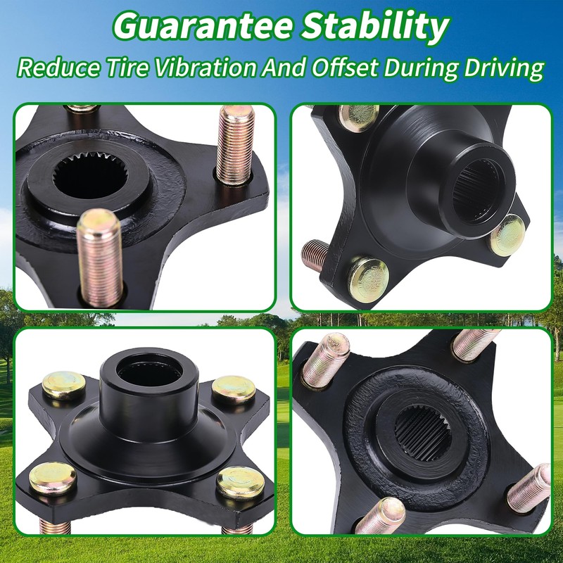 10L0L Golf Cart Rear Wheel Hub Assembly Compatible with Club