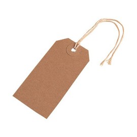 Brand - 200 Brown/Buff (Manilla) Luggage Tags/Craft Labels (1000/set, Cardstock or Paper, Identification)