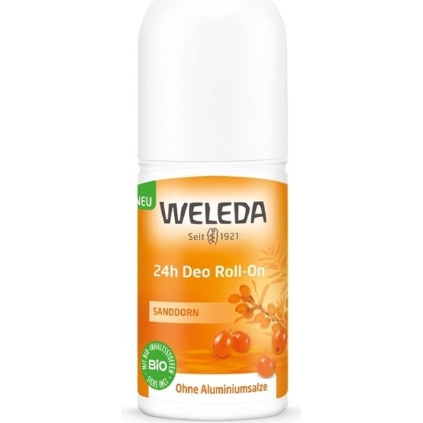 Weleda Sea Buckthorn 24h Deodorant Roll-on, 50 ml