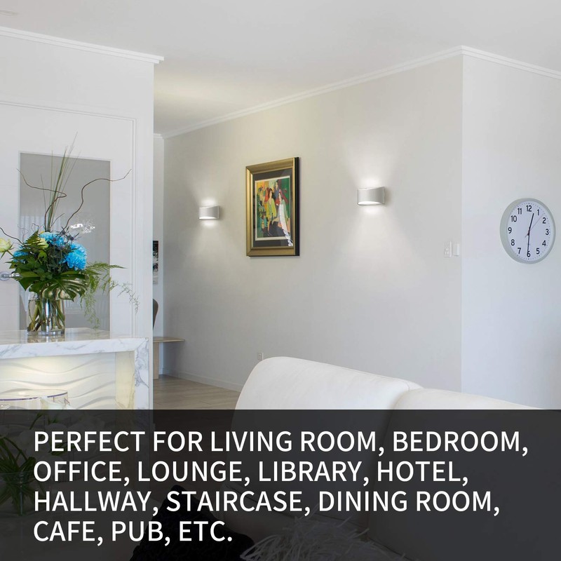 Lightess Indoor LED Wall Lamp 12W Dimmable Up Down Wall