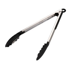 Takagi Workmando 66 Nylon All Purpose Tongs with Stopper, Black, 11.8 inches (300 mm)