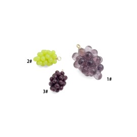 Grape Blackberry Charm Pendant,Sku#LK - 2# Green Grape, Small