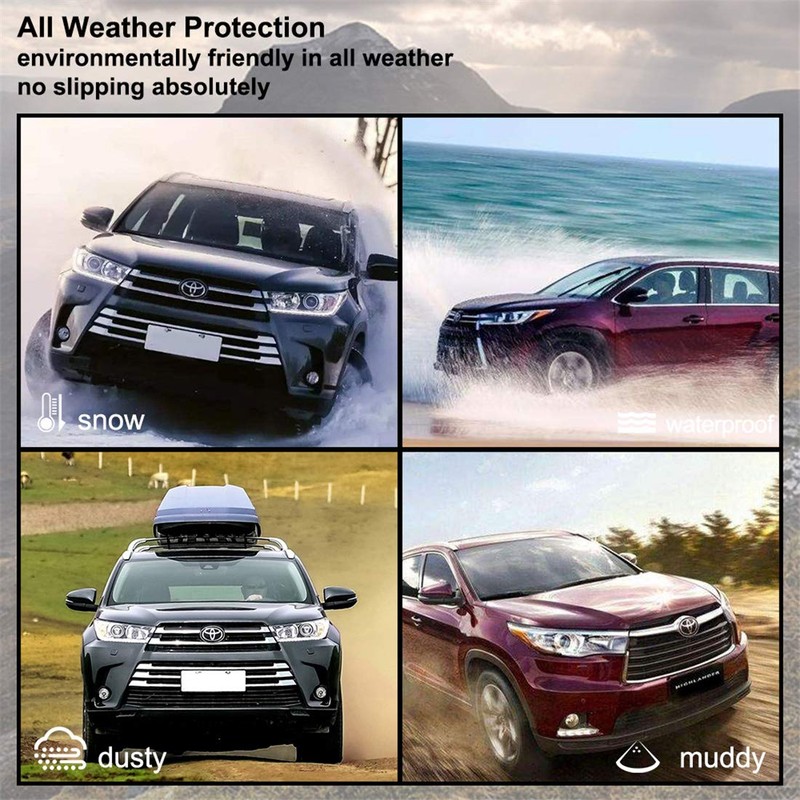 KIWI MASTER Floor Mats Compatible for 2014-2019 Toyota Highlander Accessories