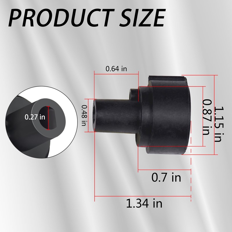 Ciuouient Replacement Knob Compatible with Brondell Bidet Toilet Seat Non-Electric
