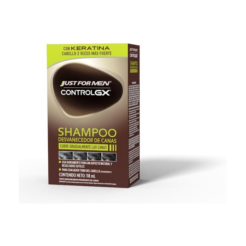 Just for Men Control Gx Shampoo Desvanecedor Progresivo De Canas,