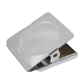 totalElement 1.75 Inch Square Magnetic Metal Clip, Refrigerator Magnet (4 Pack)