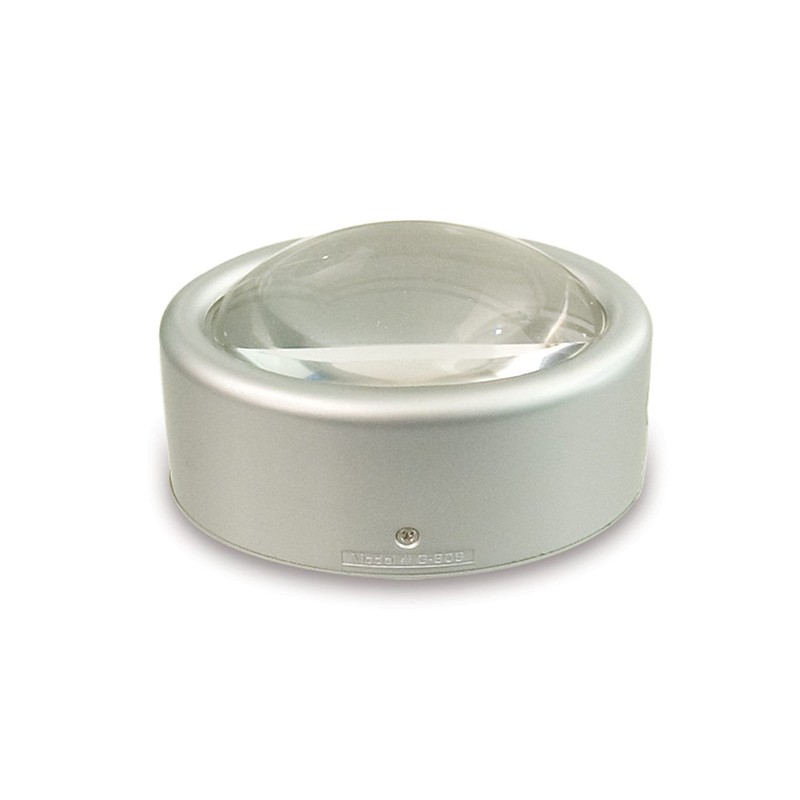 LED Lighted Oval Dome Magnifier - 6.5X