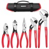 ARROW 5PCS Pliers Set, 6" Slip Joint, 7" Diagonal, 8"