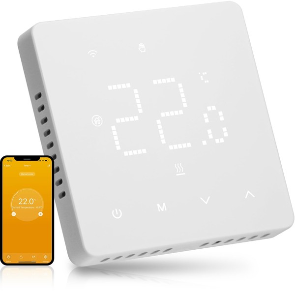 Beok Digital Thermostat Heating for Gas Boiler, Smart WiFi Room