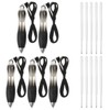 PATIKIL 5 Pcs Big Fat Pens, Black Heavy Weighted Ballpoint