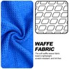MAGOLFIN Small Magnetic Golf Towel with Clip, Microfiber Waffle Design