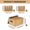 oyhqes 2 Pack Wine Glass & Dish Moving Boxes with