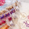 YBCPACK 15 Pcs 100 ML Clear Plastic Test Tubes with