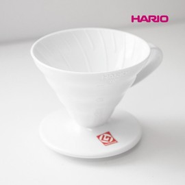 Hario V60 hand drip coffee dripper for 3~4 people (white) VD-02W / 하리오  V60 핸드드립 커피 드리퍼 3~4인(화이트) VD-02W