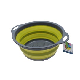 Colourworks 2.8 Litres Collapsible Colander, 24 cm - Green