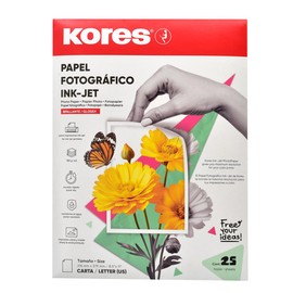 Papel Fotográfico Kores X 25 Hojas