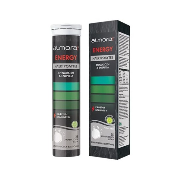 Almora Plus Energy Electrolytes with Caffeine & Vitamins B 25eff.