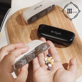 Dietary Supplement, Portable Mini Pill Case 3kan bunri sobun alyak Storage Case for daily wellness routines, capsules tablets powder or sticks, Korean Import