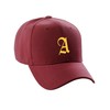 Daxton Structured Baseball Hat Cap Curved Visor Old English Font