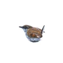 Limited Edition Hot Cast Solid Bronze Multi Patina Wren