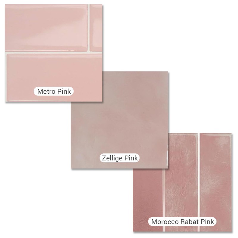 Smart Tiles Morocco Sample kit - Rabat Pink