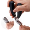 COVERONE Thick toenail clipper that does not stick out the nails, 1 piece, black / COVERONE 손발톱 튀지않는 두꺼운 발톱깍이 네일 클리퍼, 1개, 블랙