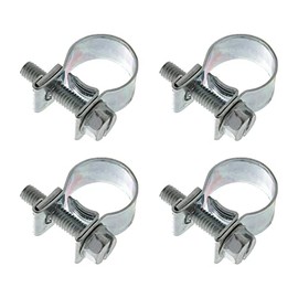 HOSE CLAMP 8MM 10MM 12MM 14MM 16MM FUEL CLIP SPRING HOLDER TUBE SCOOTER MOPED (12-14mm)