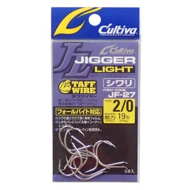 OWNER(オーナー) ジグフック JF27 カルティバ ジガーライト シワリ 2/0号