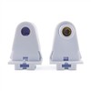 E-outstanding 2 Pair Tombstone Single Pin FA8 Base Lamp Holder