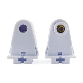E-outstanding 2 Pair Tombstone Single Pin FA8 Base Lamp Holder Socket Connector for 8ft Light Emitting Diode Fluorescent Tube Light MD38-27x2 MD38-28x2