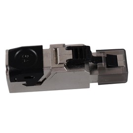 KONTONTY 6a Shielded Cat Modular Connector Tool Easy Installation for Ethernet Networks Compatible Desktop Laptop Router Smart Tv and More