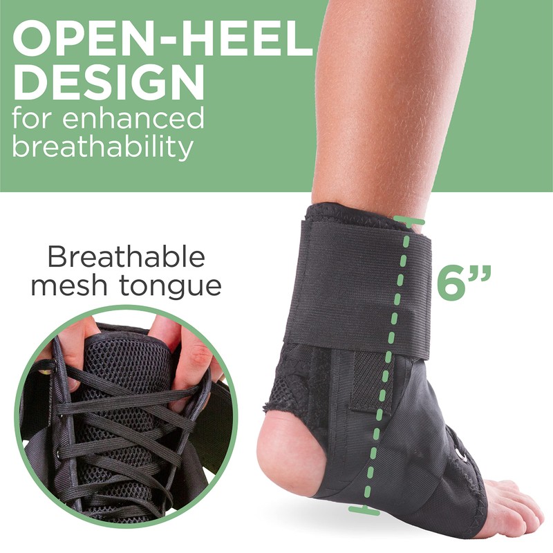 BraceAbility 踝サポーター 足首サポーター 子供用 スポーツ バスケットボール 保護 体操 サッカー バレーボール