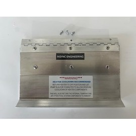 Hayward H-FD Series Pool Heater Protective All-Aluminum Metal Cover Manufactured by INSYNC ENGINEERING BEZELS