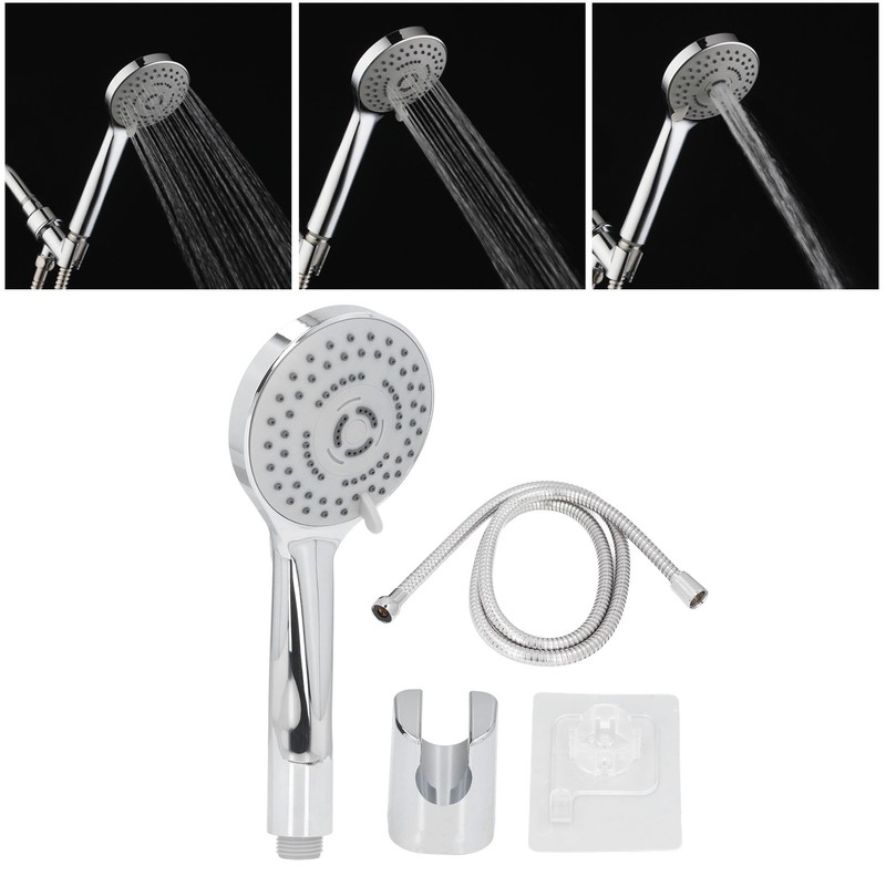 Handheld Shower Head Female Male Thread G1/2 Supercharged Punching Free