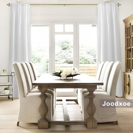 Modern Curtain Rods, 1Inch Diameter Decorative Single Window Rod Telescoping 48-84 Inch Adjustable Drapery Rods Antique Bronze Color For Bedroom Living Room Kitchen Office