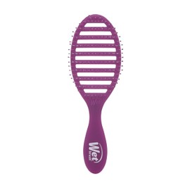 Wet Brush Speed Dry Hair Brush, Purple Frost - Vented Design & Soft HeatFlex Bristles Are Blow Dry Safe - Ergonomic Handle Manages Tangles - Pain-Free Hair Accessories